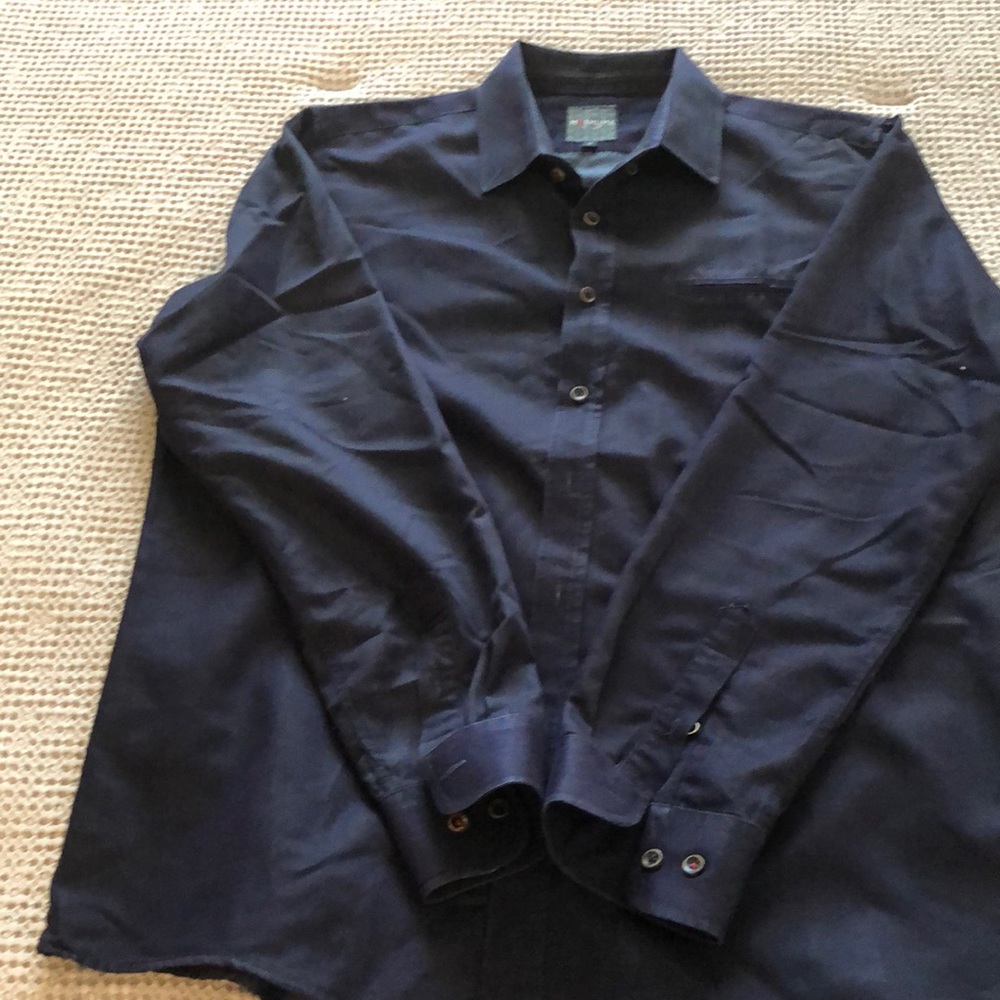 Moshuma XL SHIRT Blue Denim look